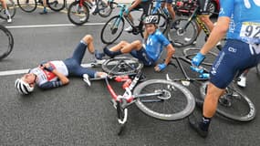 Les chutes ont marqué la 1ere étape du Tour