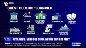 Transports, énergies, écoles: les secteurs concernés par la grève du 19 janvier