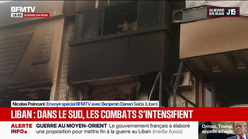 Guerre au Moyen-Orient: dans le sud du Liban, les combats s'intensifient