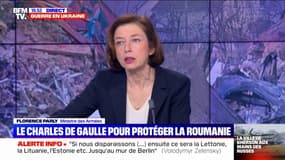 Florence Parly sur la candidature d'Emmanuel Macron: "Le président est totalement à sa tâche"