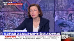 Florence Parly sur la candidature d'Emmanuel Macron: "Le président est totalement à sa tâche"