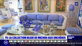 Paris: la collection bleue de Michou mise aux enchères