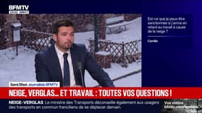 Neige, verglas et travail: toutes vos questions sur BFMTV