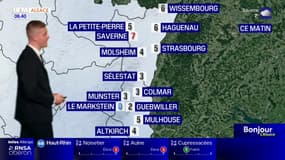 Météo en Alsace: des précipitations dans toute la région, jusqu'à 12°C attendus à Strasbourg