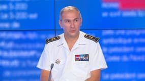 Le contre-amiral Jacques Fayard, chef des opérations d'évacuation en Afghanistan, le 31 août 2021 sur BFMTV