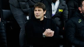 Antonio Conte lors de Milan-Tottenham