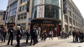Le lieu où a été agressé Clément Méric