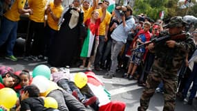 Les simulations d'exécutions auraient servies à "mettre en scène ce qui se passe en Palestine", a expliqué l'homme.