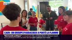 Caen: des entrepreneurs engagés ont porté la flamme