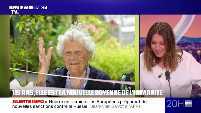 L'IMAGE DU 20H - Les secrets d'Ethel Caterham, la nouvelle doyenne de...