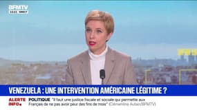Venezuela: "Je ne défends pas le régime de Maduro mais je suis opposée à cette forme impérialiste d'intervention de Donald Trump", dit Clémentine Autain, députée Écologie et Social