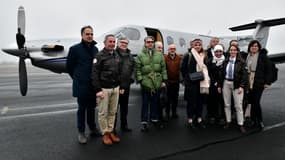 Les soignants de Dijon prennent l'avion direction Nevers pour pallier le manque de médecins au CHR de la Nièvre, le 26 octobre 2023