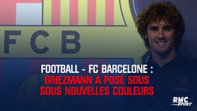Foot-Barça : Griezmann a posé sous ses nouvelles couleurs
