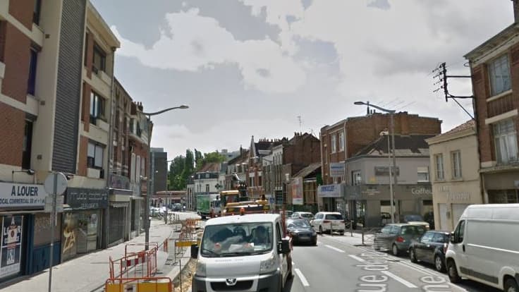 L'incident s'est déroulé à ce niveau de la rue de Dunkerque
