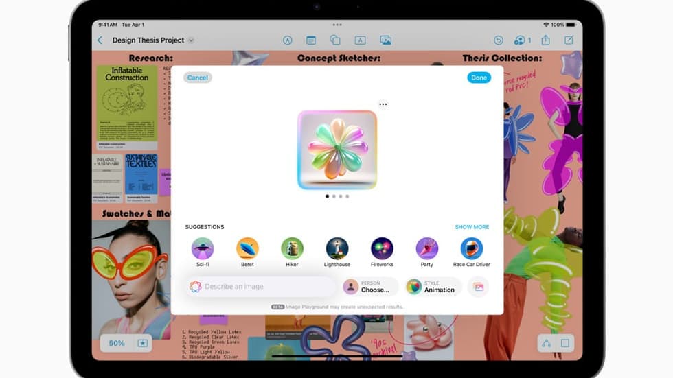 iPad Air M3 avec Apple Intelligence