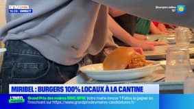 Des burgers 100% locaux à la cantine du collège Anne Frank à Miribel