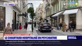 Refus d'obtempérer à Cannes: le chauffard hospitalisé en psychiatrie
