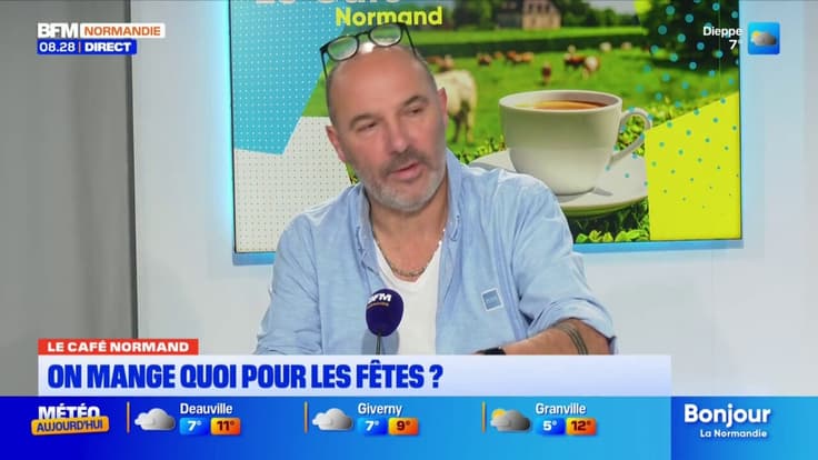 Le Café Normand: Thierry Demoget, chef du restaurant "Les Capucines", détaille son menu des fêtes