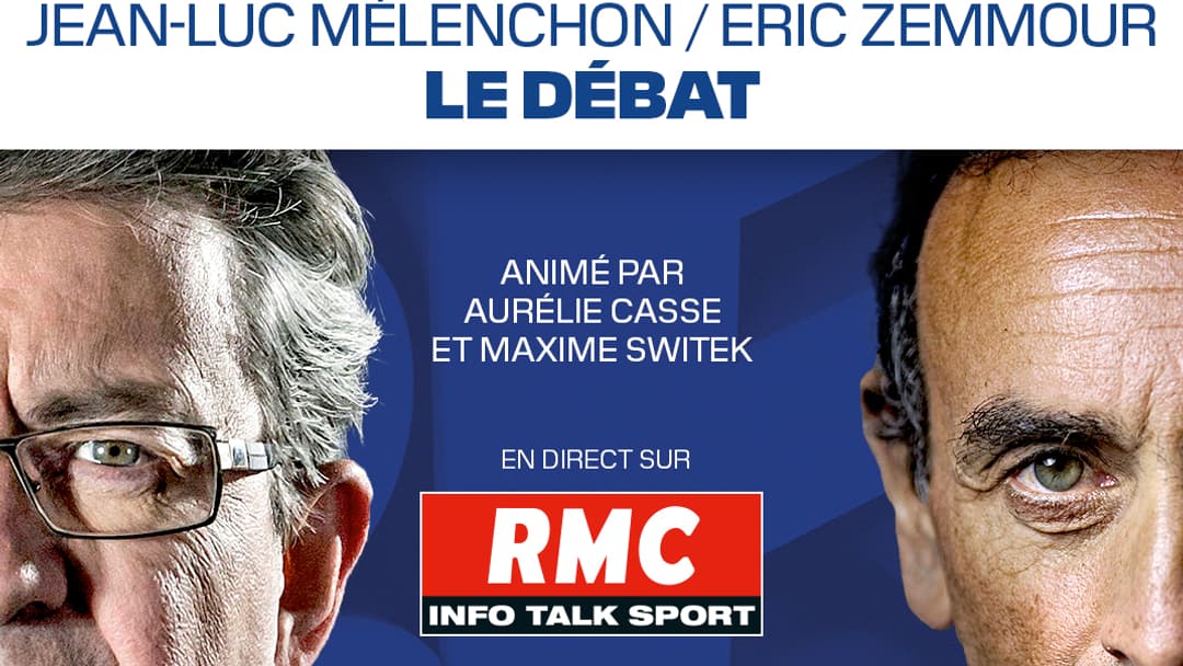 DIRECT RADIO - Jean-Luc Mélenchon face à Eric Zemmour: suivez le débat exceptionnel sur RMC