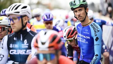 Le coureur belge Dries De Bondt, le 28 mars 2025 lors de l'E3 Saxo Bank Classic