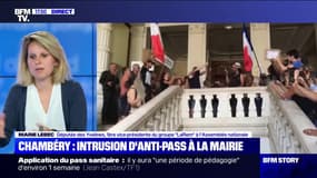Chambéry: des manifestants anti-pass sanitaire s'introduisent dans la mairie