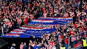 Des supporters de la Croatie au Stade de France, le 23 mars 2025