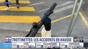 Trottinettes électriques en libre-service: les accidents en hausse à Lyon