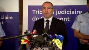 Le procureur de la République de Chaumont Denis Devallois lors d'une conférence de presse le 11 juin 2025