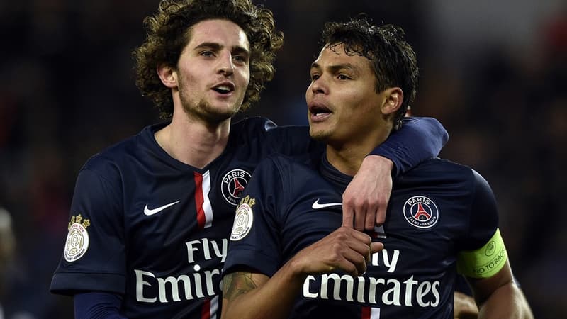 Adrien Rabiot et Thiago Silva