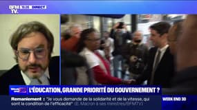 Pour Maxime Reppert (syndicat national des lycées et collèges), "les déclarations et les chantiers initiés par Gabriel Attal seront repris et poursuivis" par Amélie Oudéa-Castéra