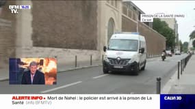Mort de Nahel: le policier auteur du tir est arrivé à la prison de La Santé à Paris