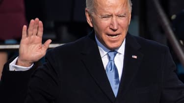 Joe Biden prête serment le 21 janvier 2021 à Washington