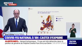 Jean Castex: "Nous avons pu passer des fêtes de fin d'année sans flambée épidémique"