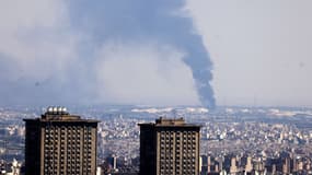 Un bombardement israélien à Téhéran le 17 juin 2025.
