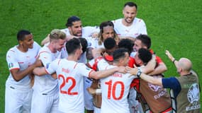 Les Suisses vont affronter la France, après le but d'Embolo contre les Gallois.