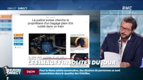 Suisse: un passager oublie un sac rempli de 3lg d'or dans le train.