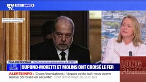 "Ce n'est pas moi le prévenu, c'est Éric Dupond-Moretti": passe d'armes tendue entre François Molins et le ministre de la Justice devant la CJR