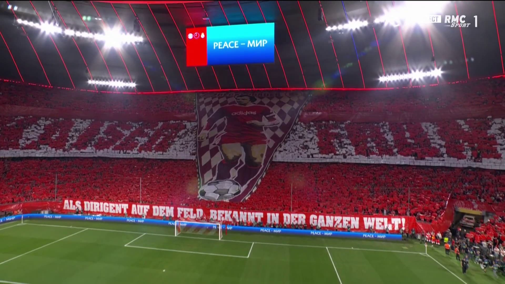 Bayern Munich-Real Madrid: le splendide tifo des Bavarois en hommage à Beckenbauer, le 30/04/2024