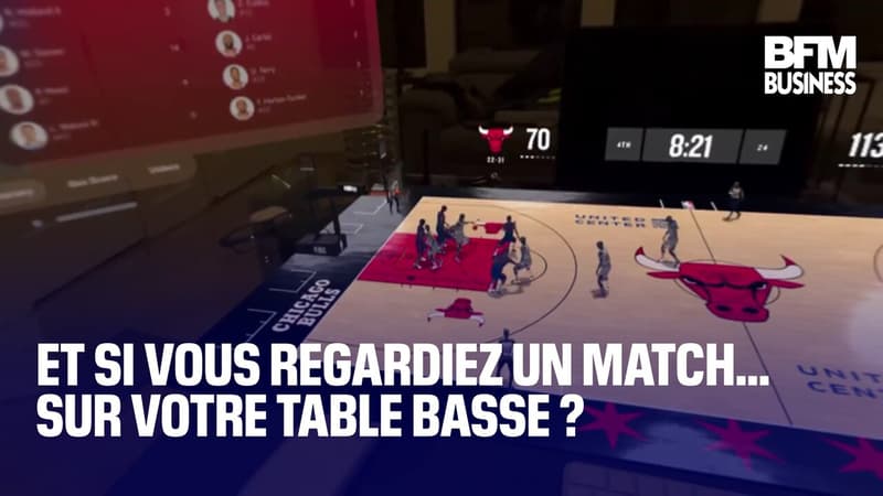 Et si vous regardiez un match... sur votre table basse ?