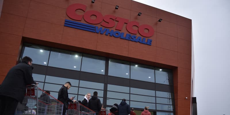 Le magasin Costco de Villebon-sur-Yvette, en Ile-de-France, le 16 mars 2020. 
