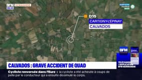 Calvados: un conducteur de quad gravement blessé