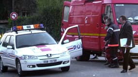 SRPJ de Rouen et pompiers. (Illustration)