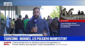Policier agressé à Tourcoing: les policiers manifestent après  la remise en liberté des suspects