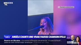 À la Fête de l'Huma, Angèle chante la chanson générée par une intelligence artificielle avec sa voix 