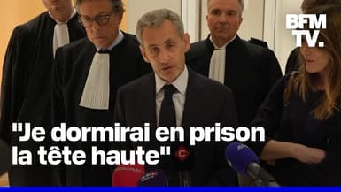 "Je dormirai en prison la tête haute": Nicolas Sarkozy s'exprime après sa condamnation à 5 ans de prison dans le procès de l'affaire libyenne