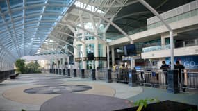 L'aéroport de Bali, en Indonésie, le 14 octobre 2021, jour de sa réouverture aux vols internationaux après l'épidémie de Covid