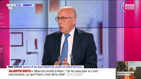 Relations franco-russes: "Je pense que l'isolement diplomatique dans lequel nous avons entretenu la Russie depuis 10 ans fut une erreur", déclare Eric Ciotti