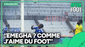 Strasbourg : "Le 'Comme J'aime' du foot" Acherchour sourit de l'énorme raté de Emegha