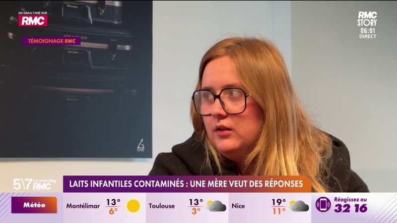 Laits infantiles contaminés : une mère veut des réponses, elle témoigne sur RMC