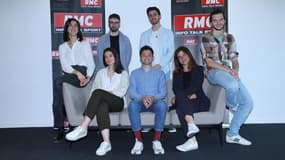 Les sept participants aux "Talents de l'Info RMC" 2022